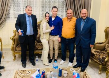 مبروك آل عطيه وآل حجازى عقدالقران السعيد .