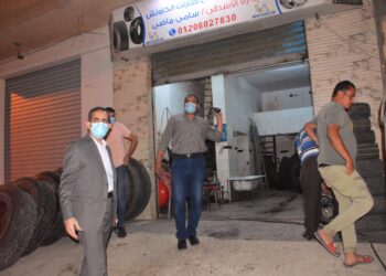 جولة ليلية لمحافظ الغربية لمتابعة تطبيق الإجراءات الاحترازية بكفر الزيات