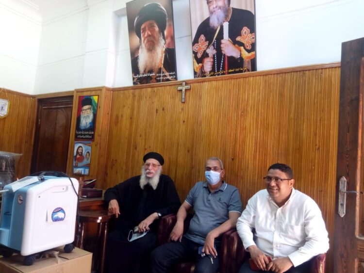 مستقبل وطن يتبرع بجهازي توليد أكسجين لمواجهة كورونا بكفرالشيخ