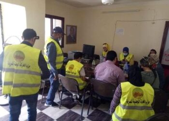 الحركه الوطنية بالإسماعيلية يحول مقرة لتسجيل الراغبين تلقى لقاح فيروس كورونا