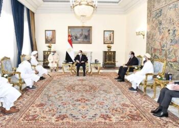 الرئيس عبد الفتاح السيسي يستقبل السلطان مفضل سيف الدين سلطان طائفة البهرة بالهند