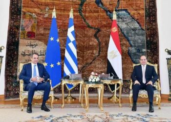 الرئيس عبد الفتاح السيسي يستقبل كيرياكوس ميتسوتاكيس رئيس وزراء جمهورية اليونان