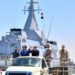 الرئيس عبد الفتاح السيسي يفتتح قاعدة ٣ يوليو البحرية بمنطقة جرجوب علي الساحل الشمالي الغربي لمصر بحضور ولى عهد أبوظبي 13 الرئيس عبد الفتاح السيسي يفتتح قاعدة ٣ يوليو البحرية بمنطقة جرجوب علي الساحل الشمالي الغربي لمصر بحضور ولى عهد أبوظبي