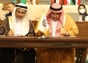 البرلمان العربي يوقع بروتوكول تعاون مع الإتحاد العربي للإستثمار والتطوير العقاري
