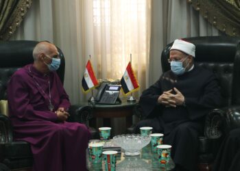 للتهنئة بعيد الأضحى المبارك.. مفتي الجمهورية يستقبل وفدًا رفيع المستوى برئاسة رئيس أساقفة الكنيسة الأسقفية الإنجليكانية