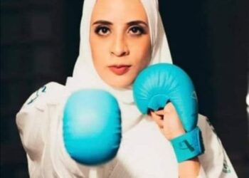 ناجي الشهابي رئيس حزب الجيل والمنسق العام للائتلاف الوطني للأحزاب السياسية يهنئ البطلة المصرية فريال أشرف بالذهبية