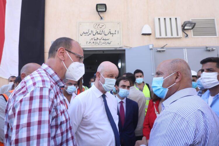 وزير النقل والسفير الأسباني بالقاهرة في جولة تفقدية بمحطتي الإسكندرية وسيدي جابر لمتابعة مشروع تطوير وتحديث نظم الإشارات والاتصالات بخط القاهره /الاسكندريه والذي تنفذه تاليس الإسبانية العالمية 1 وزير النقل والسفير الأسباني بالقاهرة في جولة تفقدية بمحطتي الإسكندرية وسيدي جابر لمتابعة مشروع تطوير وتحديث نظم الإشارات والاتصالات بخط القاهره /الاسكندريه والذي تنفذه تاليس الإسبانية العالمية