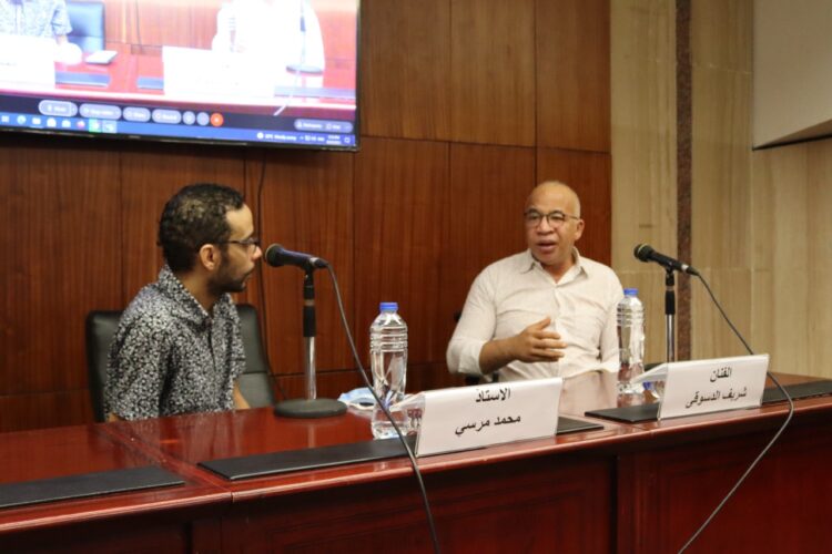 لقاء مع الفنان شريف الدسوقي على هامش معرض مكتبة الإسكندرية للكتاب