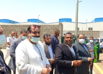 فى اطار زيارتها لمحافظة الأقصر  وزيرة التجارة والصناعة تتفقد مجمع الصناعات الصغيرة والمتوسطة بمنطقة البغدادي الصناعية