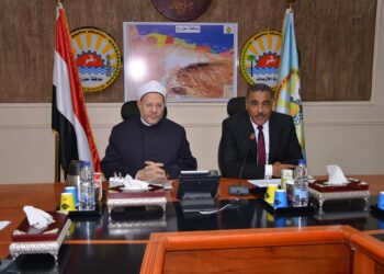 فضيلة المفتي ومحافظ مطروح يوقعان بروتوكول تعاون لإنشاء فرع جديد لدار الإفتاء المصرية بمحافظة مطروح‎‎