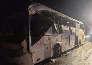 ارتفاع عدد الضحايا والمصابين بحادث أتوبيس  طريق السويس القادم من شرم الشيخ ل 12 جثة من بينهما طفلان و 34 مصابا