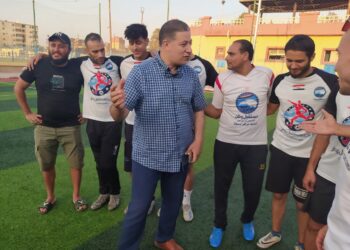 بحضور النائب عادل النجار انطلاق الدور قبل النهائي من دوري مستقبل وطن الخماسي بمحافظة كفر الشيخ