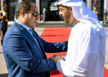 الرئيس عبد الفتاح السيسي يتلقى إتصالاً هاتفياً من الشيخ محمد بن زايد آل نهيان ولي عهد أبوظبي