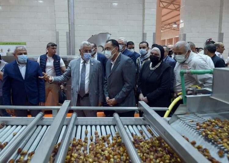 رئيس الوزراء المصري في زيارة لمجمع تمور الوادي الجديد برفقة أمين عام جائزة خليفة الدولية 1 رئيس الوزراء المصري في زيارة لمجمع تمور الوادي الجديد برفقة أمين عام جائزة خليفة الدولية