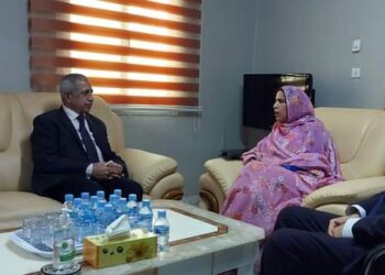 الدكتور إسماعيل عبدالغفار يلتقي وزيرة التعليم العالي والبحث العلمي المويتانية