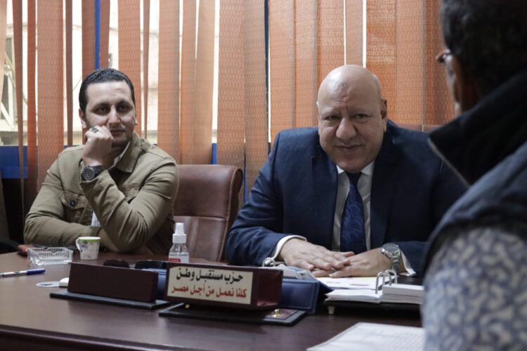 مستقبل وطن بكفرالشيخ  اعادة رصف طريق رافد بلطيم الدولى قريبا