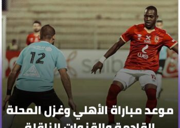 تعرف على موعد مباراة الأهلي وغزل المحلة في الدوري المصري