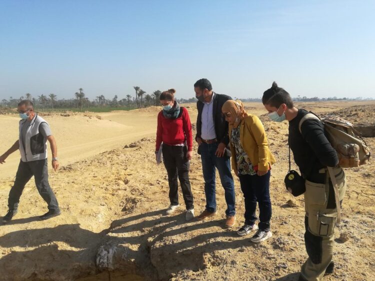 بدء أعمال البعثة الفرنسية للآثار بمنطقة “غراب “في محافظة الفيوم