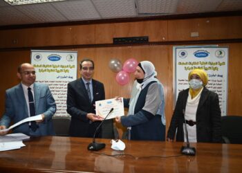 جامعة الفيوم : حفل ختام مشروع تنمية المهارات المهنية للطالبات المعلمات بكلية التربية للطفولة المبكرة
