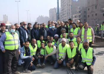 جولة تفقدية لوزير النقل بمواقع العمل بمشروع التطوير الشامل للطريق الدائرى حول القاهرة الكبرى