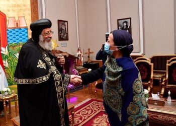 وزيرة البيئة تهنئ البابا تواضروس الثاني بعيد الميلاد المجيد وتدعوه لدعم حماية البيئة