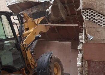 حملة مكبرة لإيقاف أعمال البناء المخالف بنطاق أحياء الإسكندرية