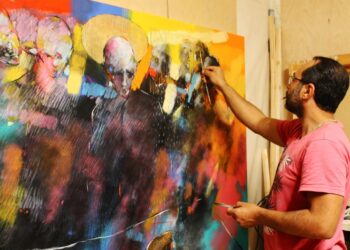 الثلاثاء .. افتتاح معرض “أنا؟ .. أنت!” للفنان وائل درويش بجاليري ديمي