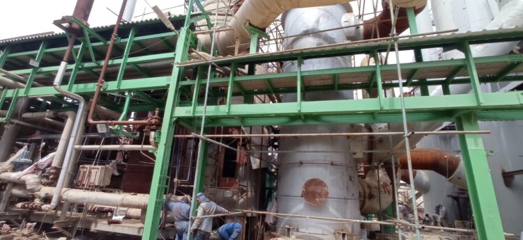 إعادة تأهيل مصنع الحامض الألمانى بالشركه الماليه كهربائيا وفق منظومه عالميه . 1 إعادة تأهيل مصنع الحامض الألمانى بالشركه الماليه كهربائيا وفق منظومه عالميه .