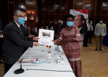 احتفالية تخريج 64 متدرب من دول حوض النيل ‎‎