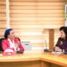 تعاون بين وزيرة البيئة و مديرة سياسات التنمية والشراكات بالبنك الدولى في مؤتمر المناخ COP27 14 تعاون بين وزيرة البيئة و مديرة سياسات التنمية والشراكات بالبنك الدولى  في  مؤتمر المناخ COP27