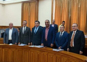 أكرم سليمان في مناقشة رسالة ماجيستير بكلية الهندسة جامعة الإسكندرية