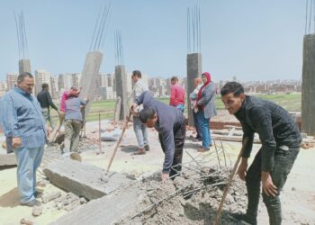 حملات مكبرة بنطاق الأحياء لإيقاف البناء المخالف أثناء العطلات بالإسكندرية