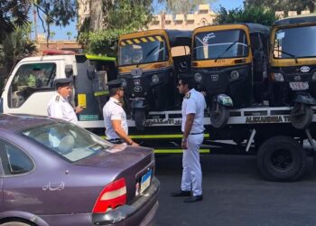 حمله مروريه بمدينه فوه ومطوبس لضبط التكاتك المخالفه واعاده الانضباط للمدينه