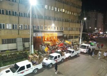 التحفظ على 345 حالة اشغال بحي المنتزه أول