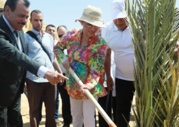 زراعة 1000 شجرة بجامعة الوادى الجديد و نخلة بحديقة ٣٠ يونيو بالخارجة