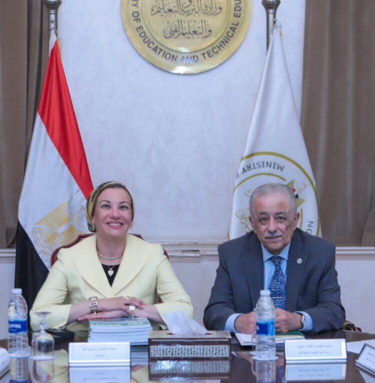 وزيرا “التعليم” و”البيئة” يبحثان الاستعداد لمؤتمر المناخ  القادم