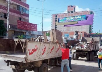 حملات مكثفه لرفع الإشغالات والتعديات بمحافظة الغربية