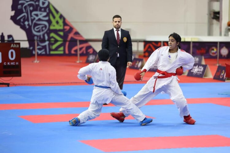 وزير الرياضة يتابع البطولة العربية للكاراتيه الثالثة عشر للكبار المقامة بإستاد القاهرة 1 وزير الرياضة يتابع البطولة العربية للكاراتيه الثالثة عشر للكبار المقامة بإستاد القاهرة