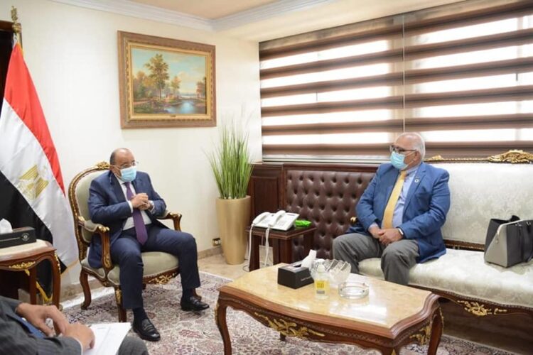 وزير التنمية المحلية يتابع مع وفد برنامج الأغذية العالمي بالقاهرة ملفات التعاون المشترك بين الجانبين 1 وزير التنمية المحلية يتابع مع وفد برنامج الأغذية العالمي بالقاهرة ملفات التعاون المشترك بين الجانبين