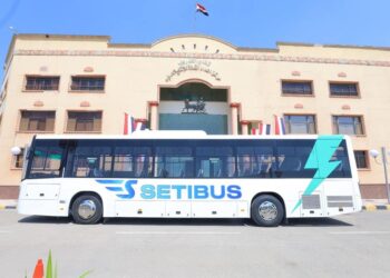 سيتي باص اول حافلة كهربائية بأيد مصرية  لنقل  ضيوف مؤتمر المناخ  القادم