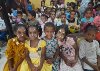 معسكر ميداني لتوعية أطفال نصر النوبة بالتغيرات المناخية