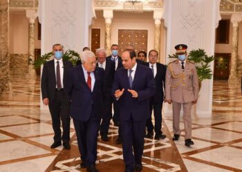 الرئيس السيسي يستقبل الرئيس الفلسطيني محمود عباس بقصر الإتحادية بحضور اللواء عباس كامل رئيس المخابرات العامة