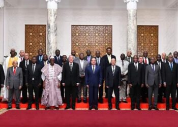 الرئيس السيسي يستقبل رؤساء المحاكم الدستورية والعليا الأفارقة