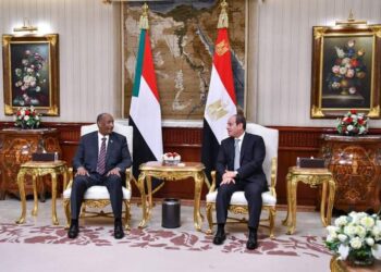 الرئيس السيسي يستقبل الفريق أول عبد الفتاح البرهان رئيس مجلس السيادة الإنتقالي بقصر الإتحادية