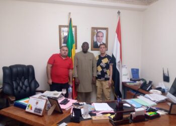 سفير السنغال بالقاهرة يستقبل الدكتور طلعت سلامة