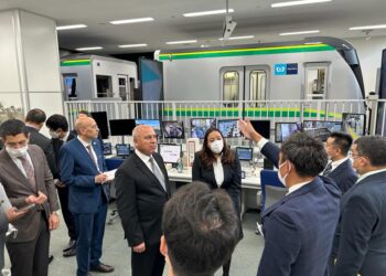 وزير النقل يتفقد مركز تدريب شركة “طوكيو مترو ” المشرفة على إدارة وتشغيل وصيانة 9 خطوط مترو في العاصمة اليابانية طوكيو
