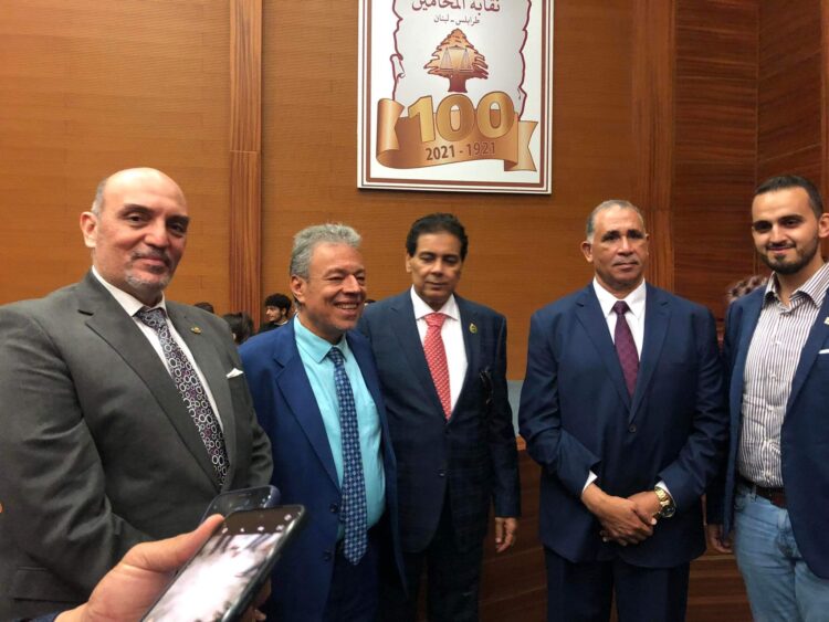 لبنان : إنعقاد المكتب الدائم لإتحاد المحامين العرب إجتماعه الدوري الأول بطرابلس تحت عنوان ” من أجل تضامن عربي مع لبنان فى أزمته ومواجهة أطماع العدو الصهيوني وعدوانه “ 1 لبنان : إنعقاد المكتب الدائم لإتحاد المحامين العرب إجتماعه الدوري الأول بطرابلس تحت عنوان ” من أجل تضامن عربي مع لبنان فى أزمته ومواجهة أطماع العدو الصهيوني وعدوانه “