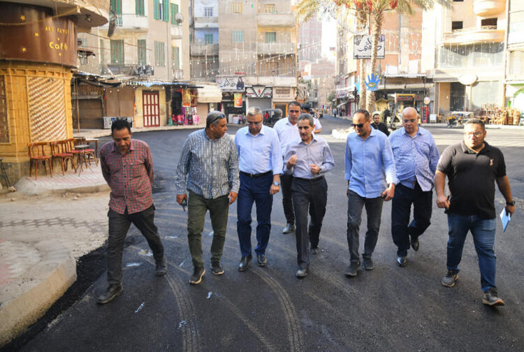 محافظ الغربية يتفقد أعمال الرصف بالمحلة وسمنود وطنطا 1 محافظ الغربية يتفقد أعمال الرصف بالمحلة وسمنود وطنطا