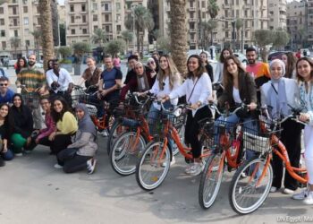 القاهرة تكافح تغير المناخ بالدراجات