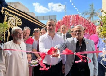 مستقبل وطن بكفرالشيخ يفتتح معرضا مجانيا للملابس والأدوات المدرسية فى الحامول